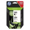 HP Μελάνι INKJET NO.301 COMBO 2-PACK (N9J72AE) (HPN9J72AE) ............Avail:1-3HM ...... D06