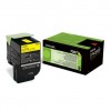 Μονή συσκευασία TONER της LEXMARK χρώματος κίτρινου.  ............Avail:7HM+ ...... I01