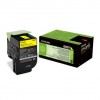 Μονή συσκευασία TONER της LEXMARK χρώματος κίτρινου.  ............Avail:7HM+ ...... I01