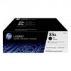 Διπλή συσκευασία μαύρου TONER της HEWLETT PACKARD.  ............Avail:1-3HM ...... I01