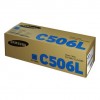 SAMSUNG CLT-C506L HIGH YIELD CYAN TONER CARTRIDGE (SU038A) (HPCLTC506L) ............Avail:1-3HM ...... I01