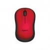 MOUSE LOGITECH M220 SILENT WIRELESS RED ............Avail:7HM+ ...... I02