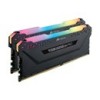 Μνήμη RAM CORSAIR VENGEANCE RGB PRO 16GB (2X8GB) DDR4 3200MHZ για DESKTOP ............Avail:1-3HM ...... I02