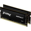 Μνήμη RAM KINGSTON FURY IMPACT 32GB (2X16GB) DDR4 2666MHZ 1GX8 για LAPTOP ............Avail:7HM+ ...... H16