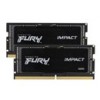 Μνήμη RAM KINGSTON FURY IMPACT 16GB (2X8GB) DDR5 4800MTS για LAPTOP ............Avail:7HM+ ...... I02