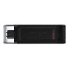 KINGSTON 256GB DATATRAVELER 70 USB-C FLASH DRIVE ............Avail:7HM+ ...... H16