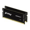 Μνήμη RAM KINGSTON FURY IMPACT 32GB (2X16GB) DDR5 5600MT/S για LAPTOP ............Avail:7HM+ ...... H16