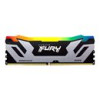 Μνήμη RAM KINGSTON FURY RENEGADE 24GB DDR5 CUDIMM 8400MT/S SILVER RGB για DESKTOP ............Avail:7HM+ ...... 5E02