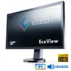 USED (A-) MONITOR FLEXSCAN EV2736W Q-LED/EIZO/27\&QUOT;QHD/2560X1440/WIDE/BLACK/W/SPEAKERS/GRADE A-/DVI-D  ............Avail:1-3HM ...... 5D27