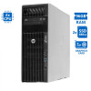 HP Z620 TOWER XEON 2XE5-2643V2(6-CORES)/96GB DDR3/2X480GB SSD/NVIDIA 1GB/DVD/7P GRADE A WORKSTATION  ............Avail:1-3HM ...... 5D27