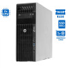 HP Z620 TOWER XEON 2XE5-2667(6-CORES)/96GB DDR3/480GB SSD/NVIDIA 1GB/DVD/7P GRADE A WORKSTATION REFU ............Avail:1-3HM ...... 5D27